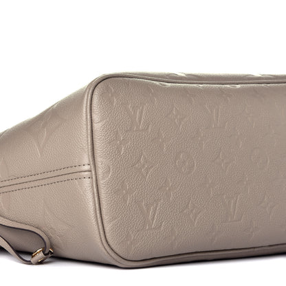 Louis Vuitton Empreinte Monogram Giant Neverfull MM Tourterelle 7 of 9