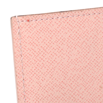 Louis Vuitton Calfskin Felicie Card Holder Insert Rose Ballerine 6 of 6