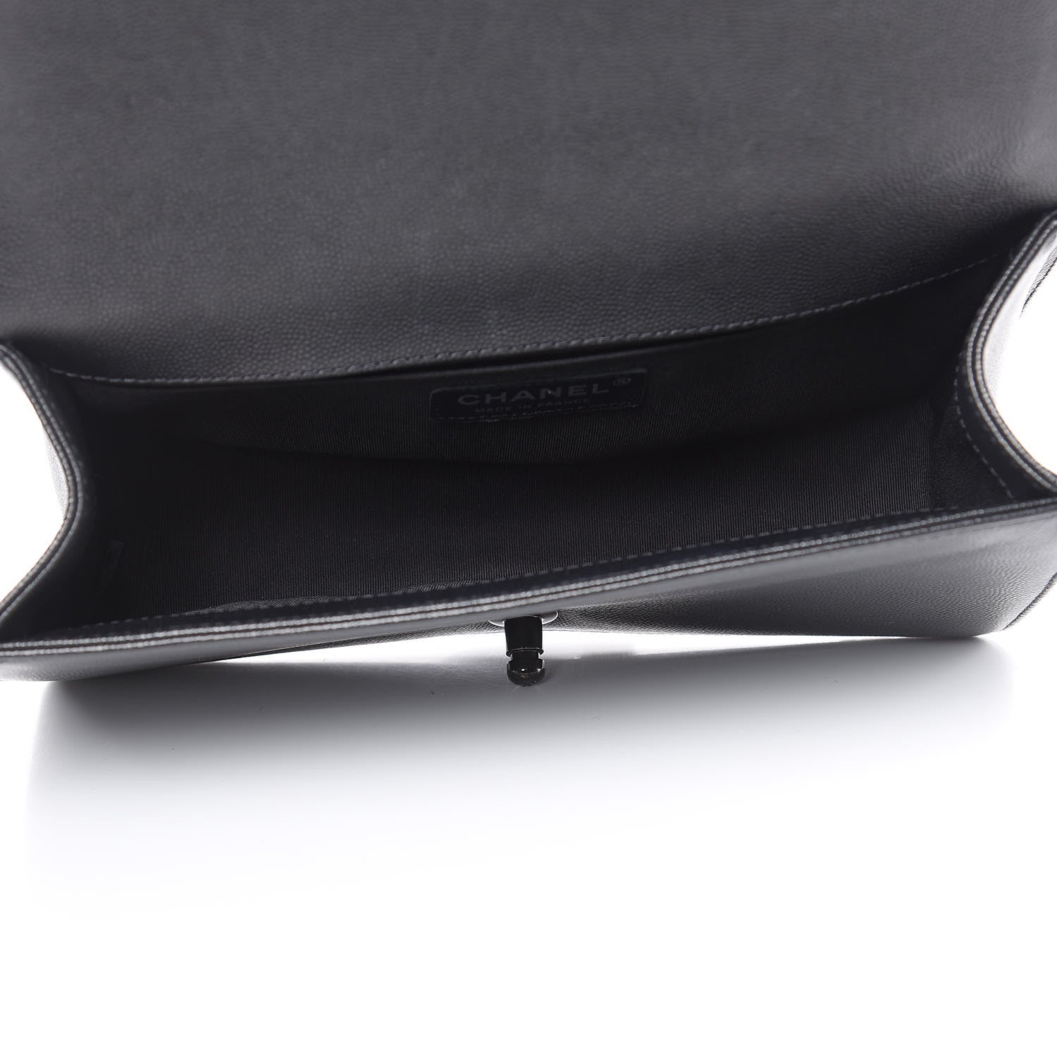 Chanel Caviar Quilted Medium Boy Flap So Black 5 of 12