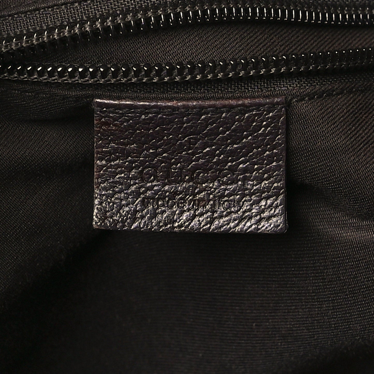 Monogram Web Medium Half Moon Hobo Dark Brown