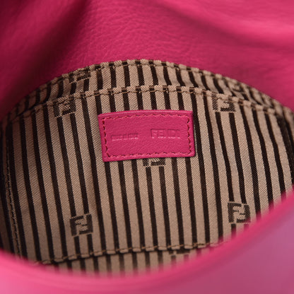 Fendi Vitello Flamingo Fendista Pouchette Crossbody Lampone 6 of 17