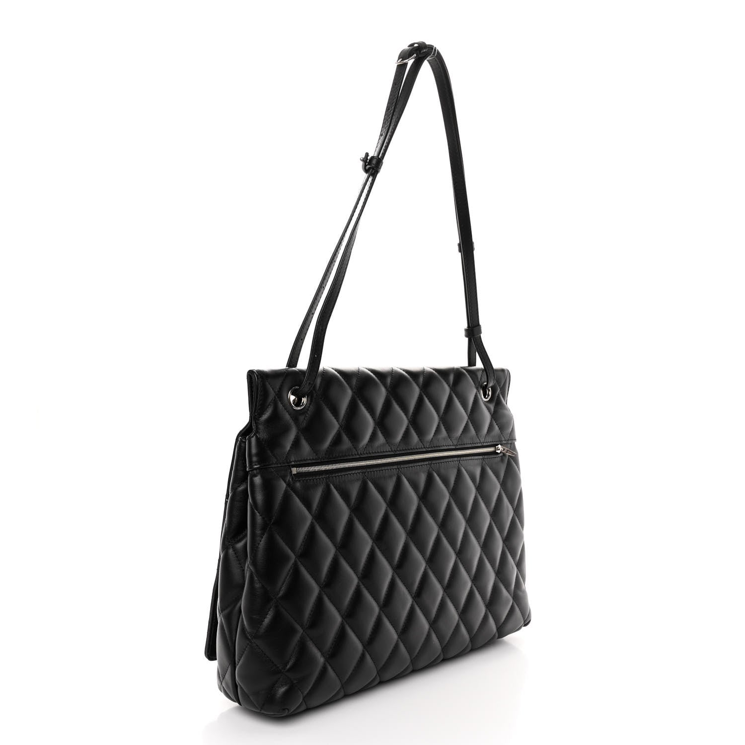 Balenciaga Nappa Calfskin Quilted Large Touch B Shoulder Bag 3 of 10