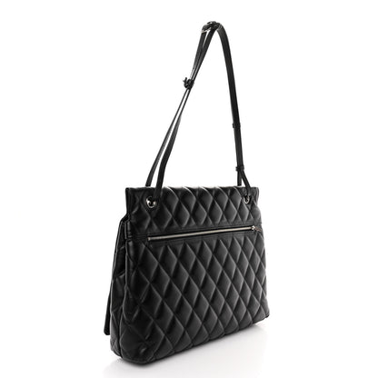 Balenciaga Nappa Calfskin Quilted Large Touch B Shoulder Bag 3 of 10