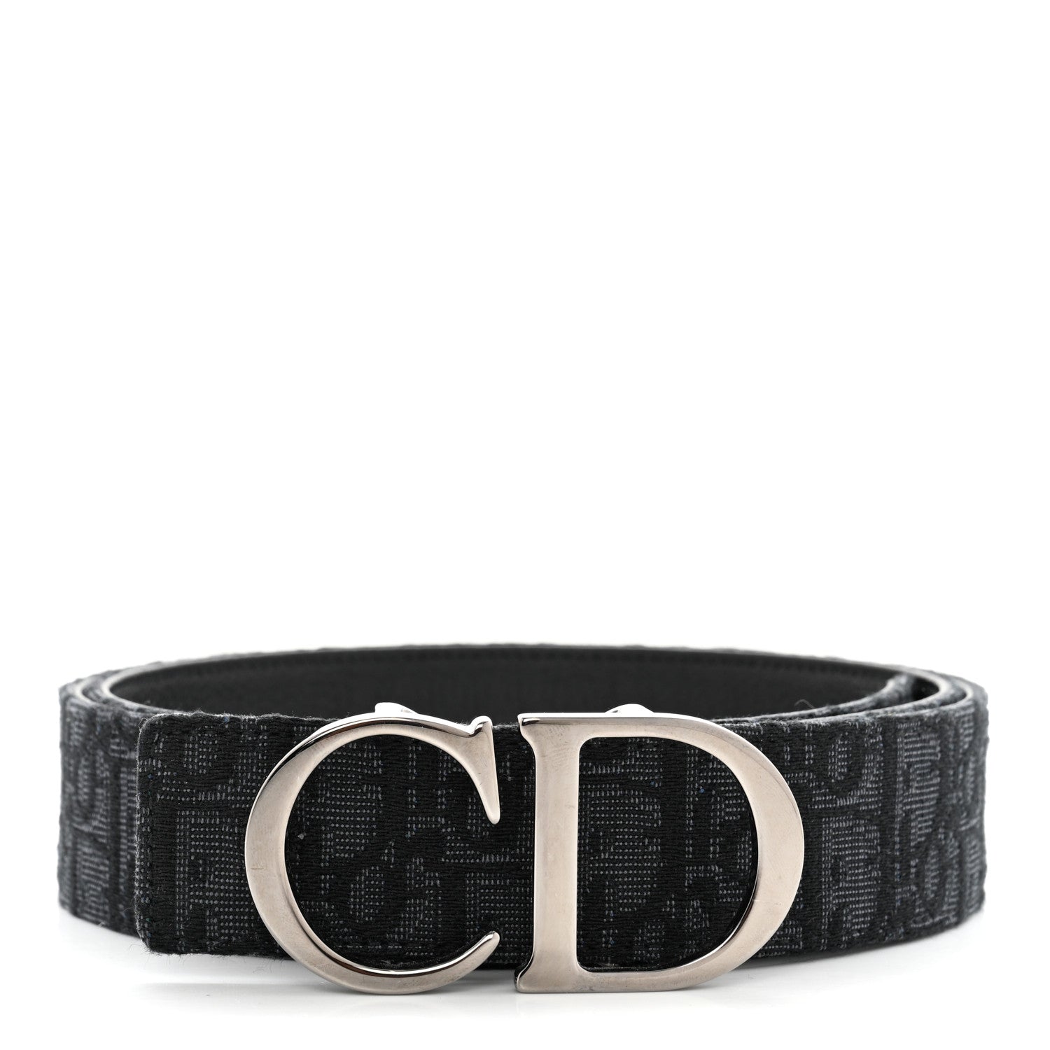 Christian Dior Oblique 35mm Reversible Belt 95 Black 1 of 8