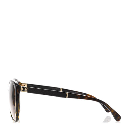 Chanel Acetate Quilted CC Sunglasses 5225Q Tortoise 2 of 4