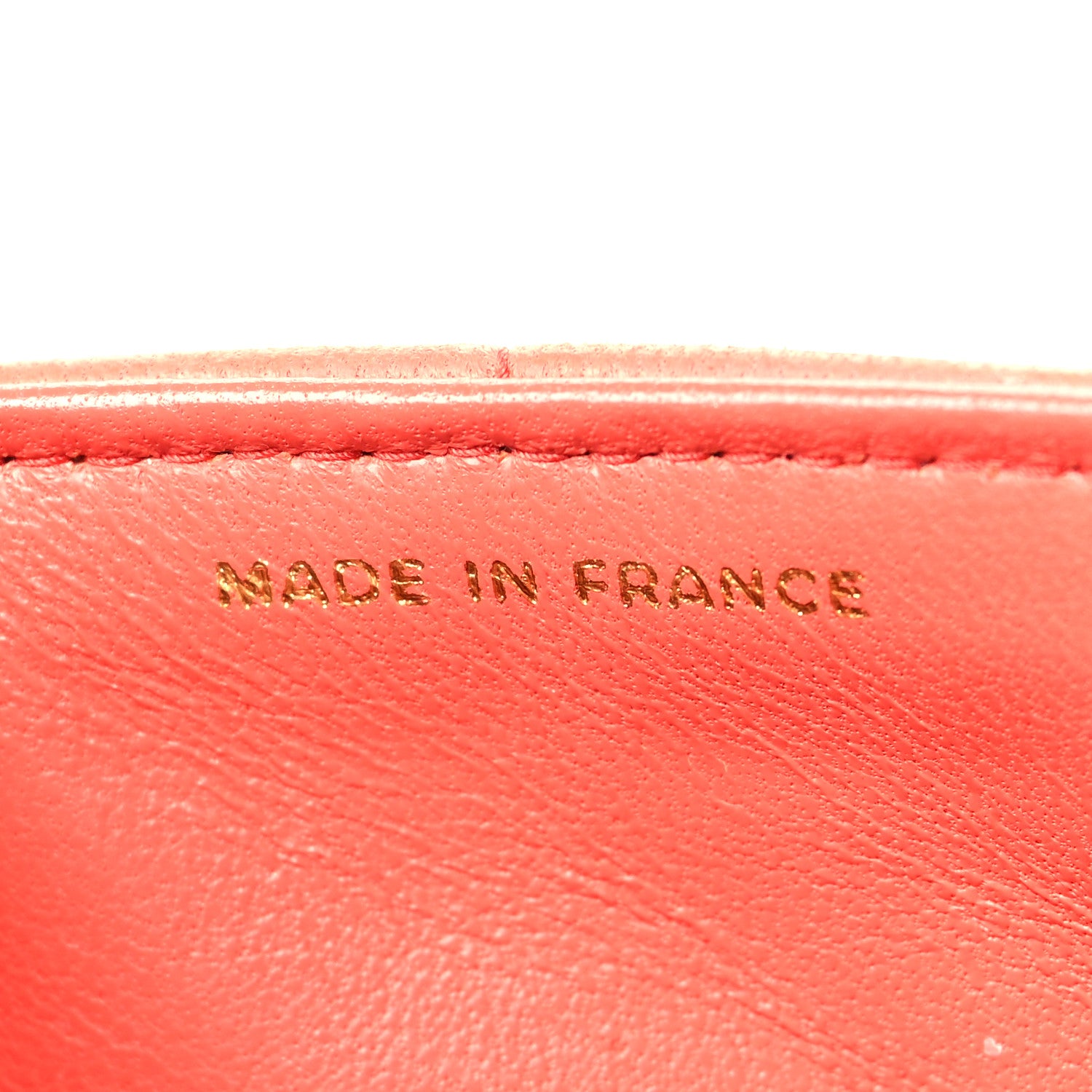 Chanel Lambskin East West Chocolate Bar Flap Orange 6 of 15
