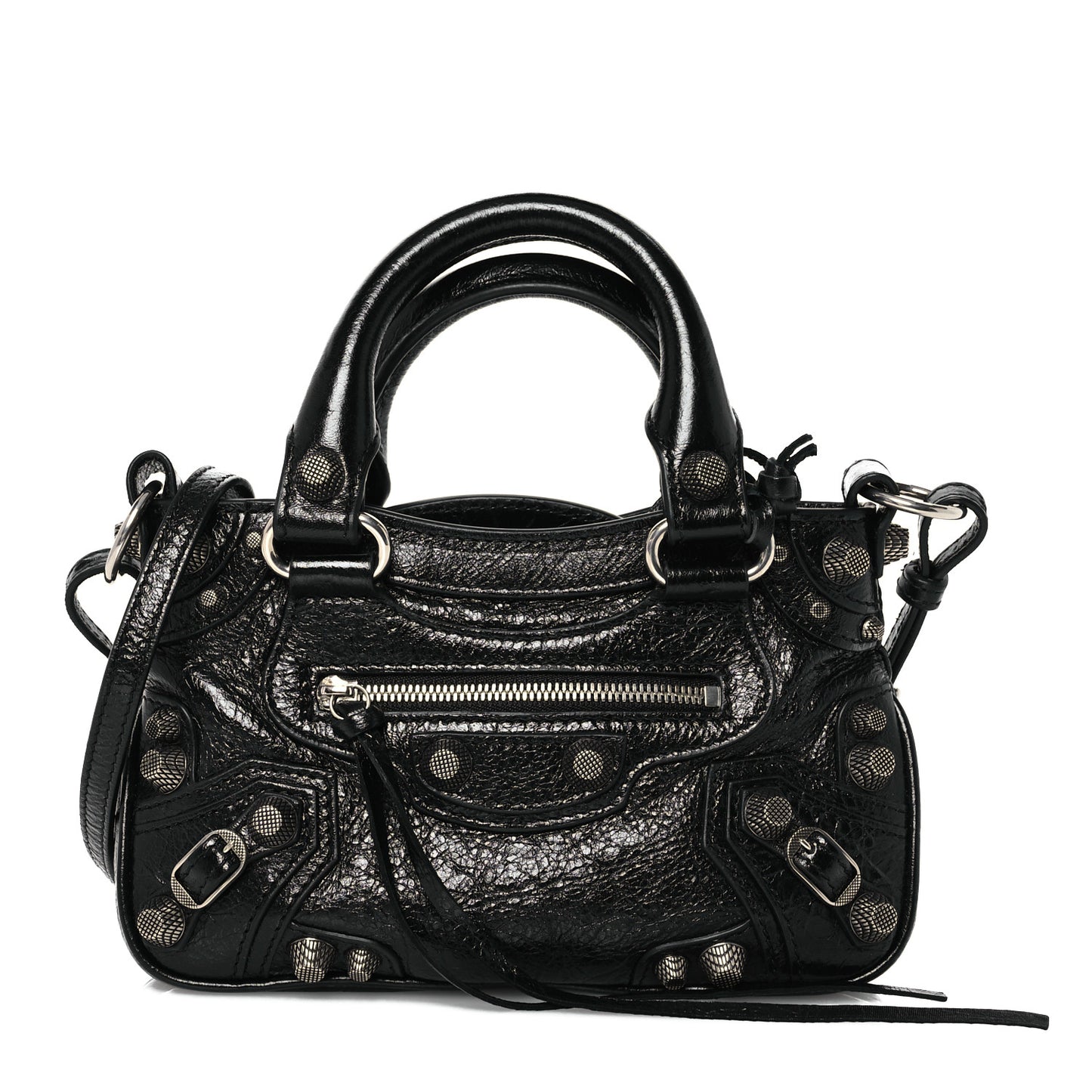 Agneau Arena Neo Cagole Mini Handbag Black
