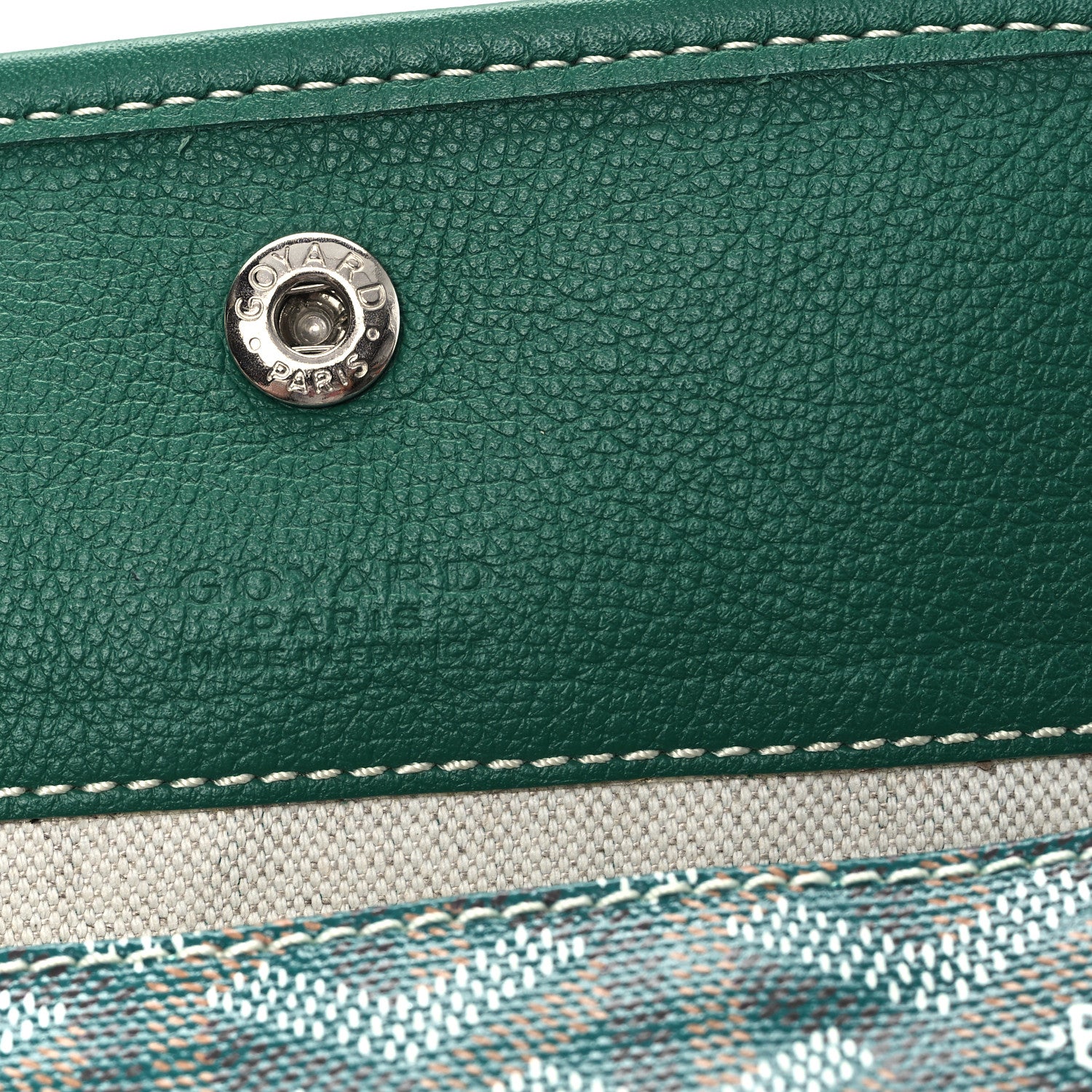 Goyard Goyardine Saint Louis GM Green 7 of 12