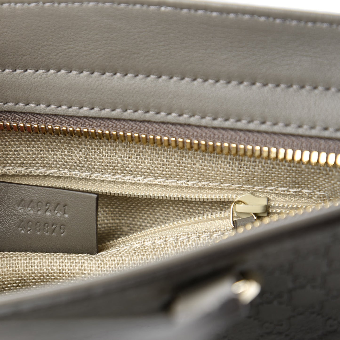 Microguccissima Small Bree Tote Graphite