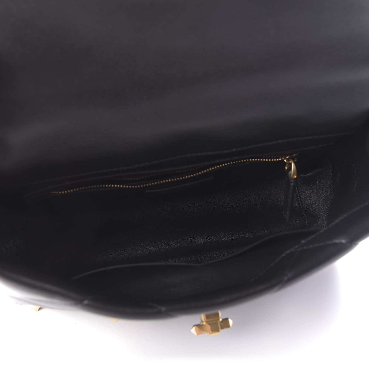 Valentino Garavani Nappa Large Roman Stud Shoulder Bag Black 5 of 10