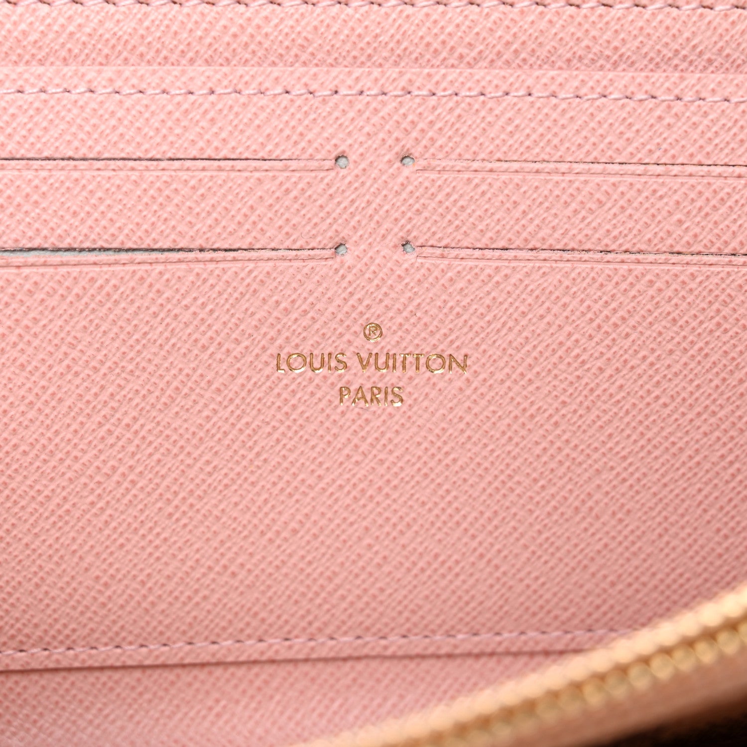 Louis Vuitton Damier Azur Clemence Wallet Rose Ballerine 6 of 7
