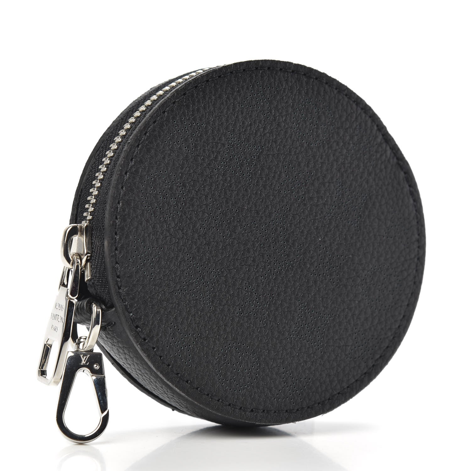 Louis Vuitton Mahina Round Coin Purse Black 3 of 7