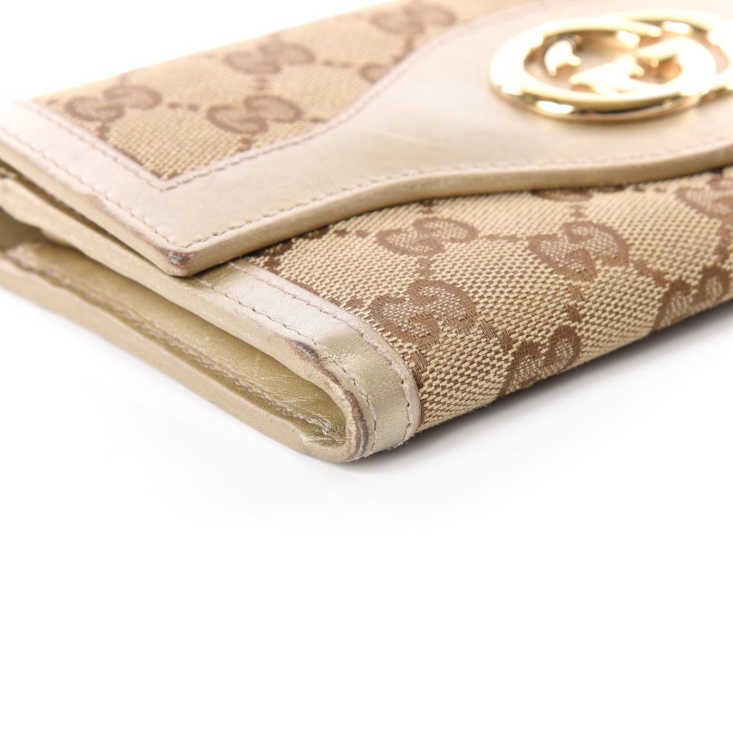 Gucci Monogram Sukey Continental Wallet Champagne 5 of 12