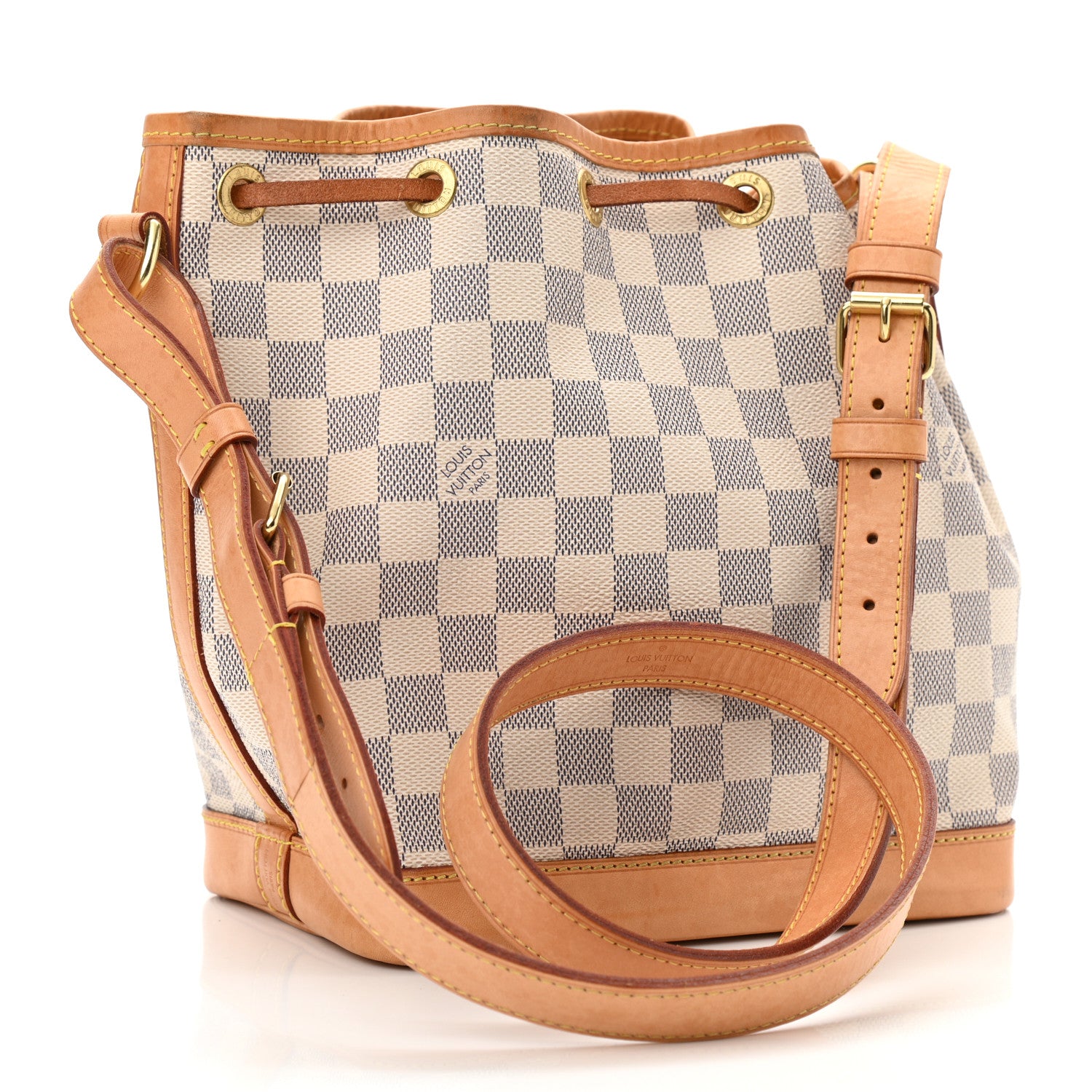 Louis Vuitton Damier Azur Noe BB 3 of 14