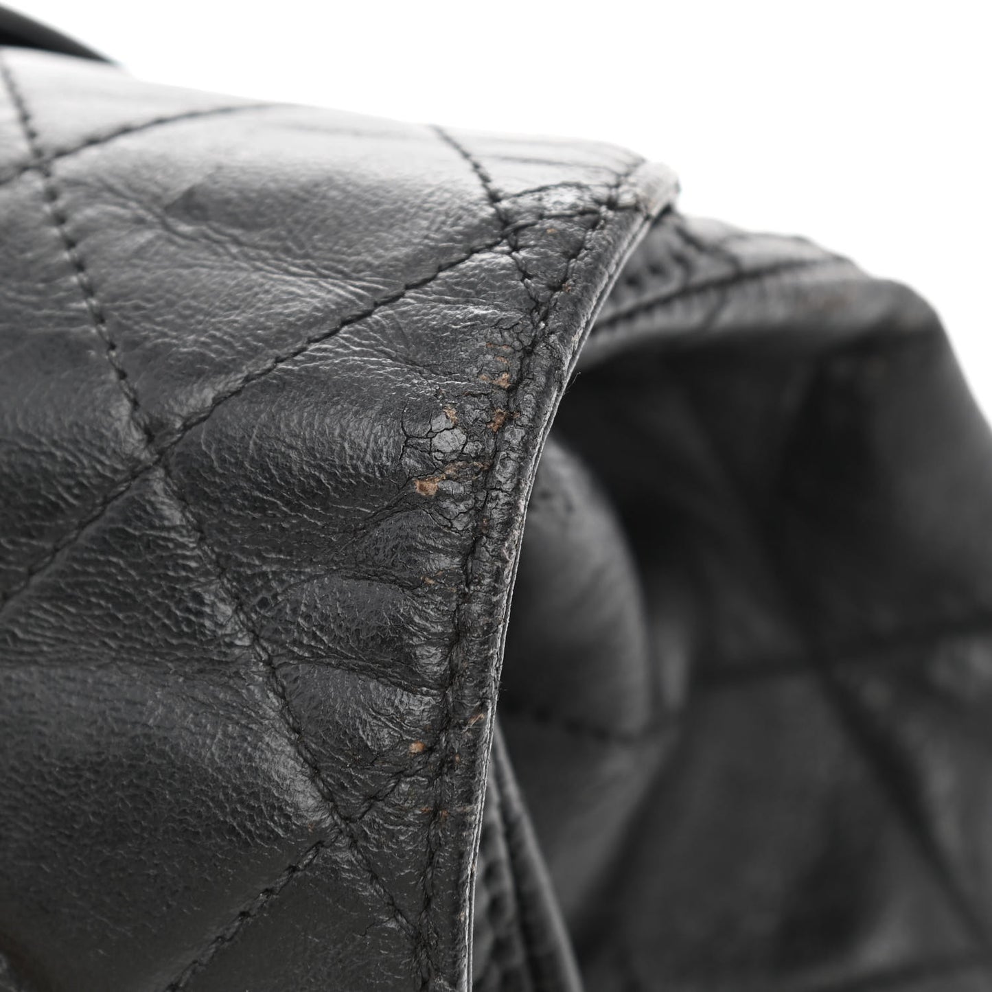 Lambskin Quilted Backpack Black