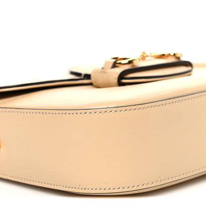Gucci Azalea Calfskin Web Mini Horsebit 1955 Shoulder Bag Bubble Tea 9 of 10