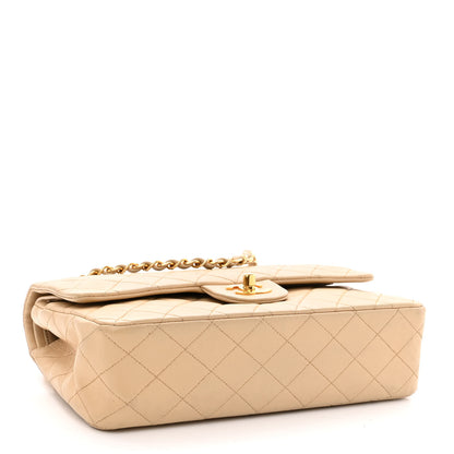 Chanel Lambskin Quilted Medium Double Flap Beige 4 of 10