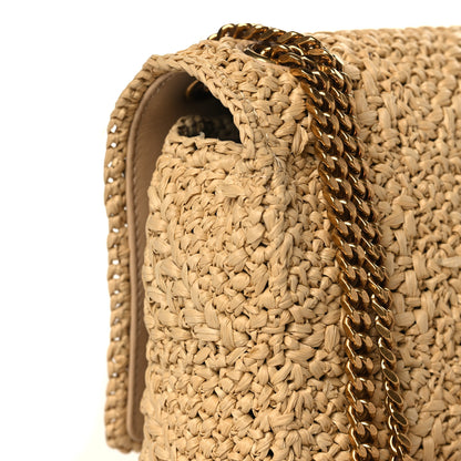 Saint Laurent Raffia Monogram Medium Jamie Natural Avorio 9 of 9