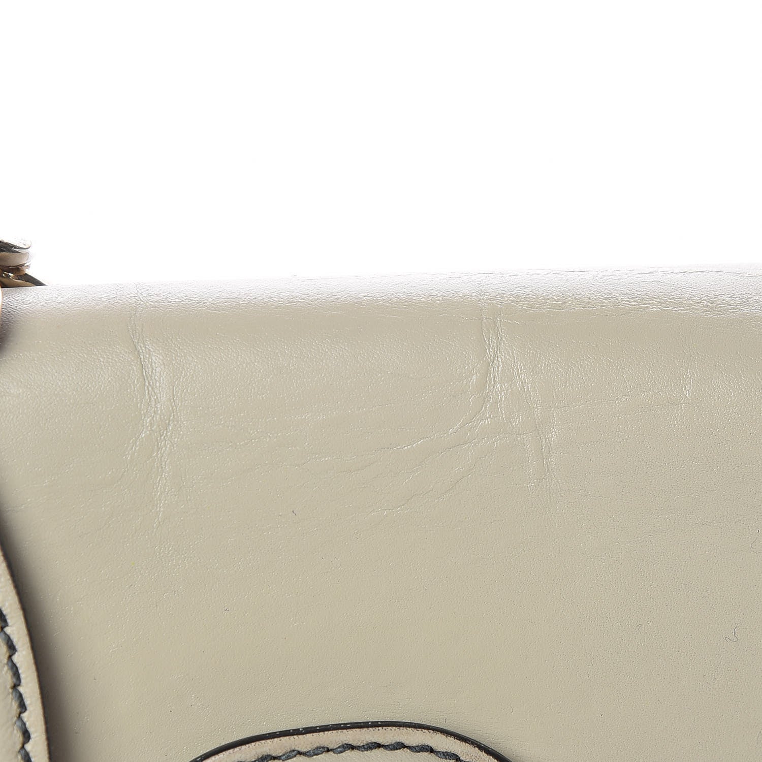Gucci Monogram Margaux Calfskin Medium Emily Chain Shoulder Bag Beige Ebony Mystic White 13 of 17