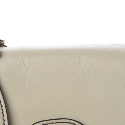 Gucci Monogram Margaux Calfskin Medium Emily Chain Shoulder Bag Beige Ebony Mystic White 13 of 17