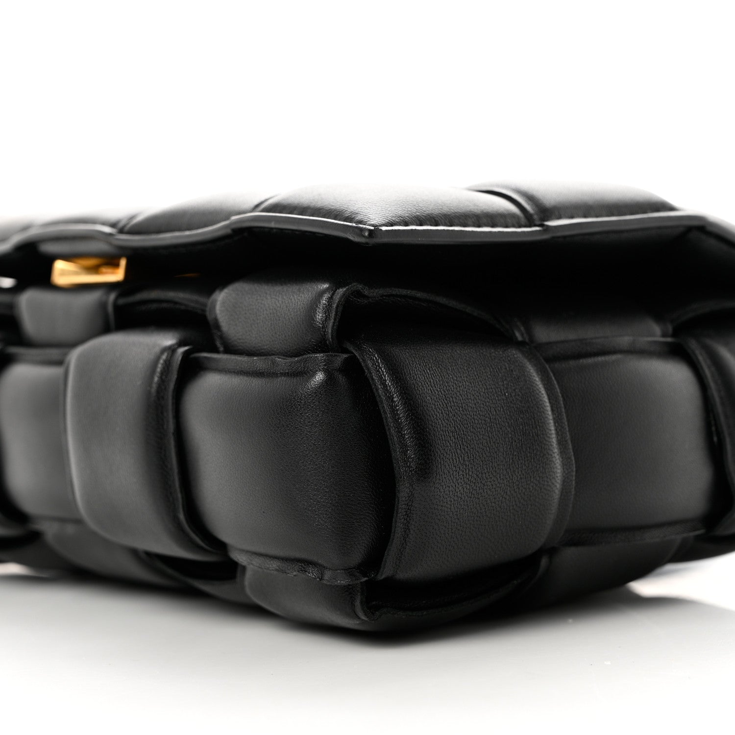 Bottega Veneta Nappa Maxi Intreccio Padded Cassette Crossbody Bag Black 8 of 9