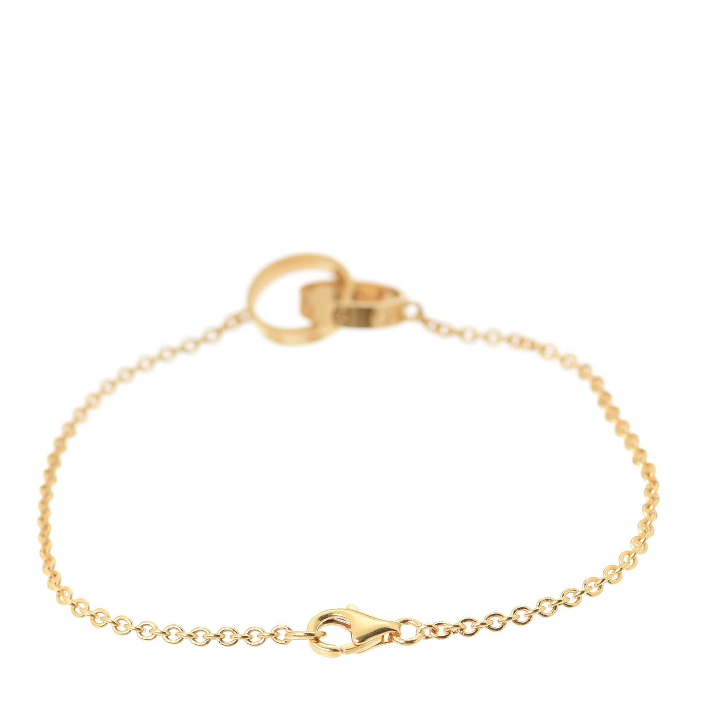18K Yellow Gold Interlocking LOVE Bracelet