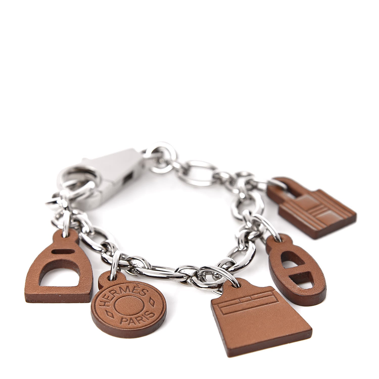 Hermes Barenia Breloque Olga Amulette Bag Charm Fauve 1 of 5