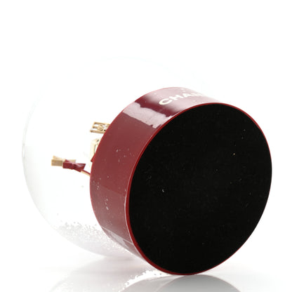 Chanel Glass N°5 Perfume Bottle Snow Globe Red 5 of 6