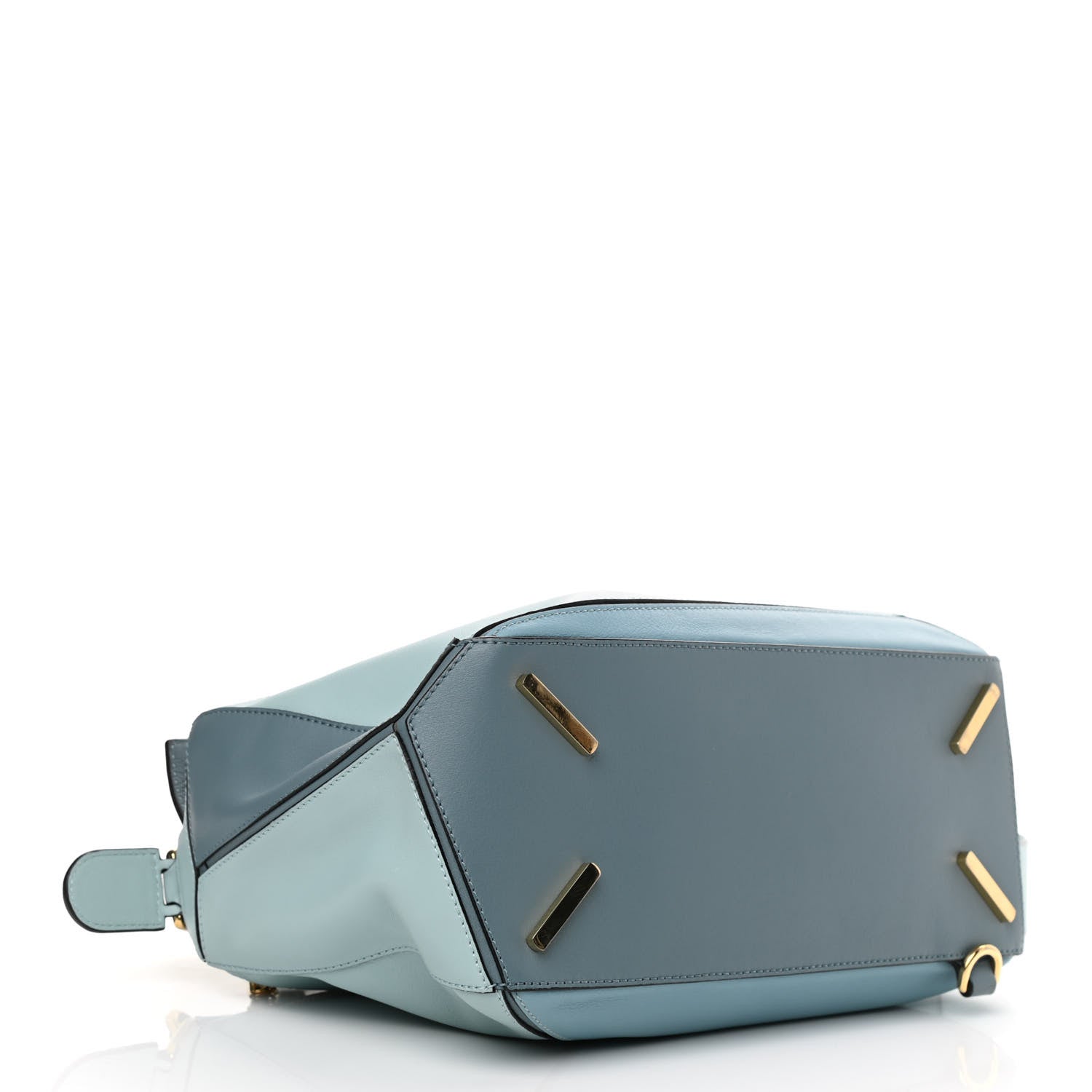 Loewe Calfskin Medium Puzzle Bag Aqua Light Blue Stone Blue 4 of 10