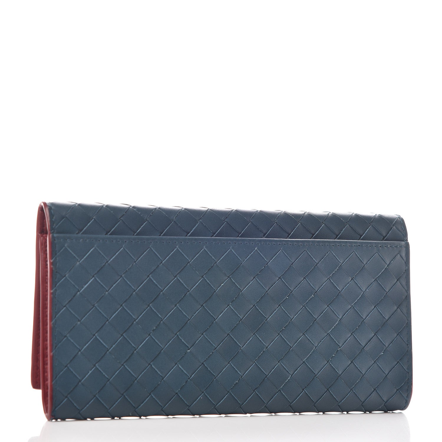 Bottega Veneta Nappa Intrecciato Continental Flap Wallet Brighton Baccara Rose 3 of 9
