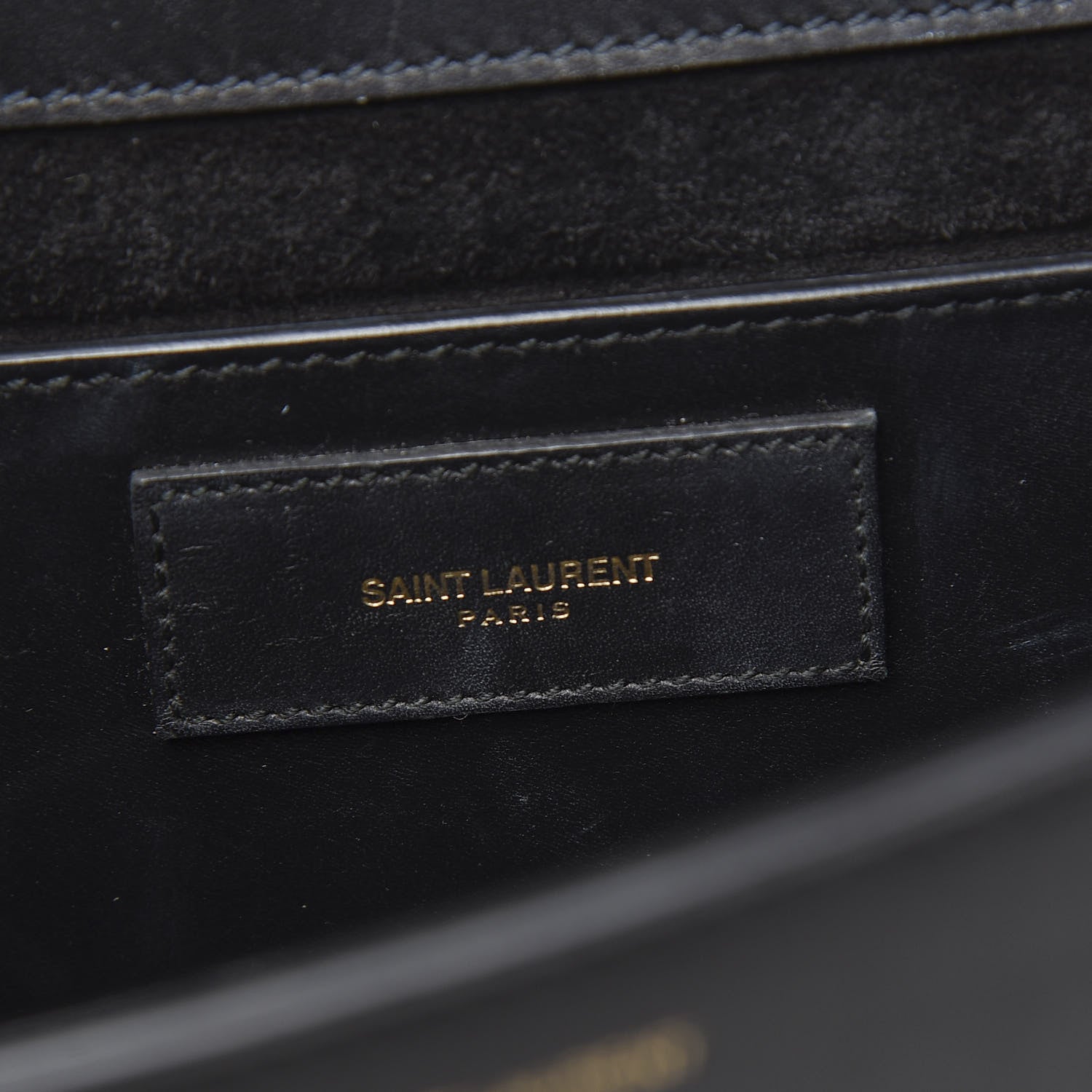 Saint Laurent Calfskin Studded Medium Betty Black 5 of 11