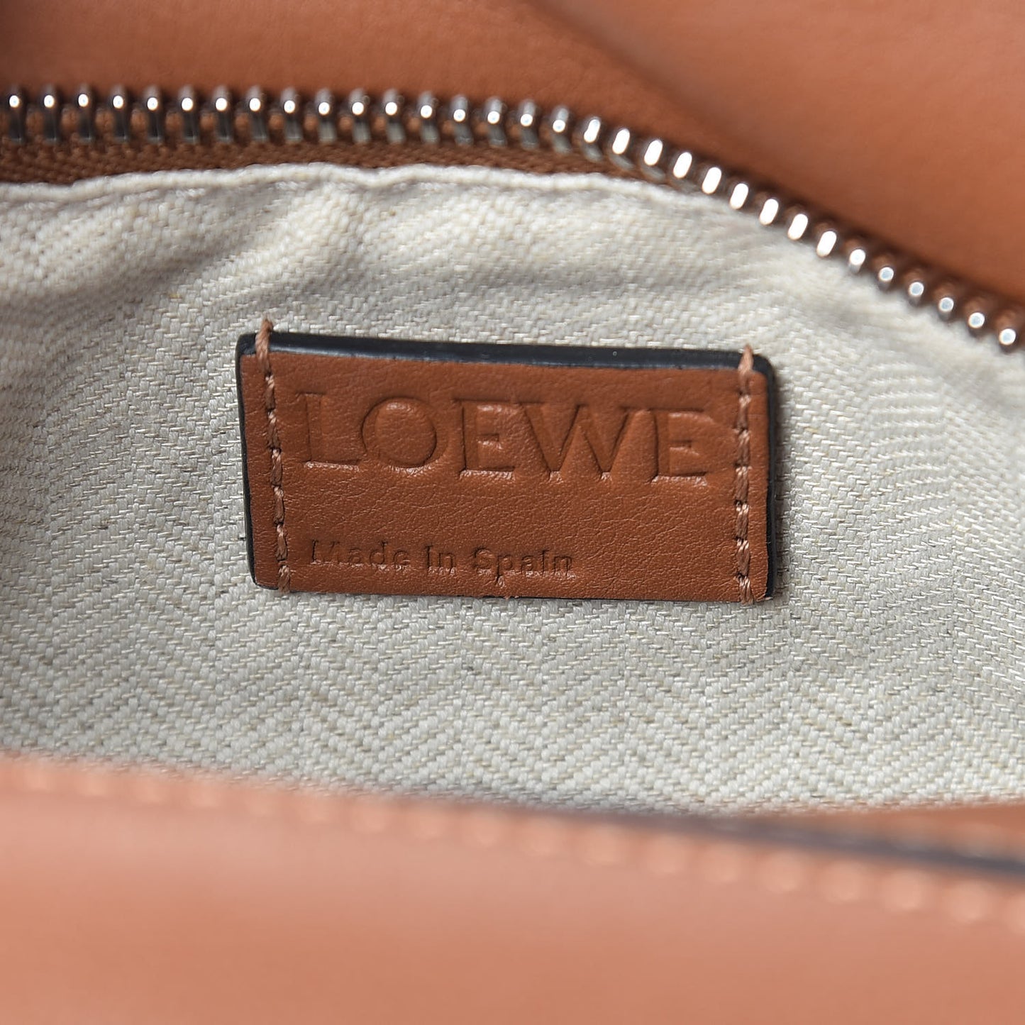 Calfskin Small Puzzle Bag Tan