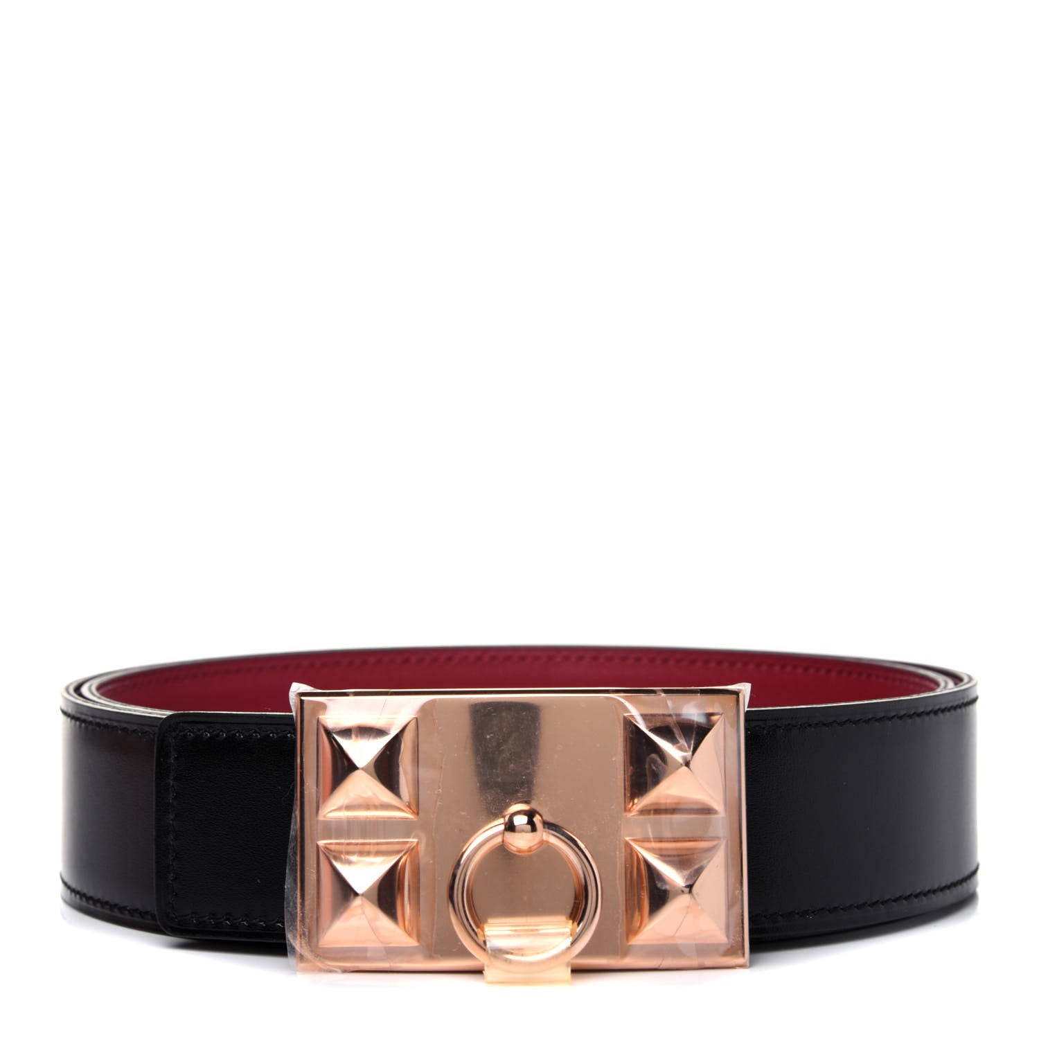 Hermes Box Swift 32mm Collier De Chien CDC Belt 85 Black 1 of 9