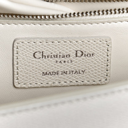 Christian Dior Grained Calfskin 30 Montaigne Chain Flap Bag White 6 of 13