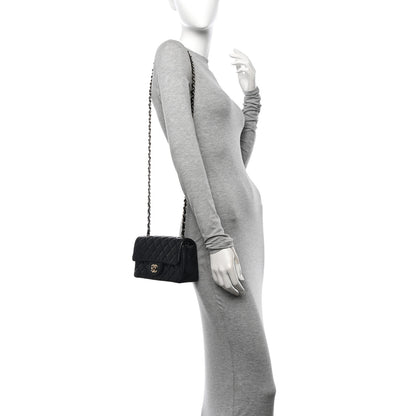 Chanel Lambskin Quilted Mini Rectangular Flap Black 2 of 10