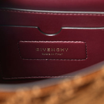 Givenchy Velvet Burnout Logo Medium Eden Brown 8 of 11