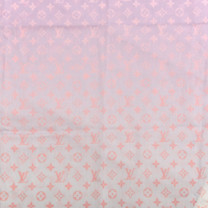 Louis Vuitton Cotton Monogram Sunrise Stole Blue Ciel 3 of 4