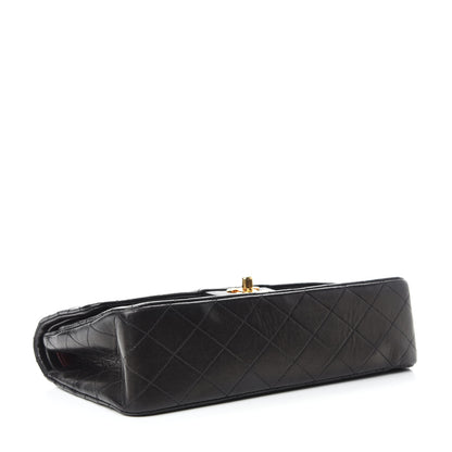Chanel Lambskin Quilted Medium Double Flap Black 4 of 15