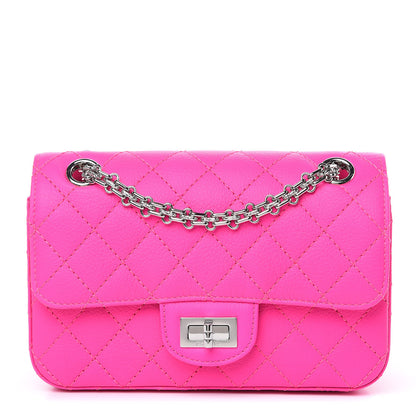 Chanel Goatskin Quilted 2.55 Reissue Mini Flap Fluorescent Pink 1 of 9