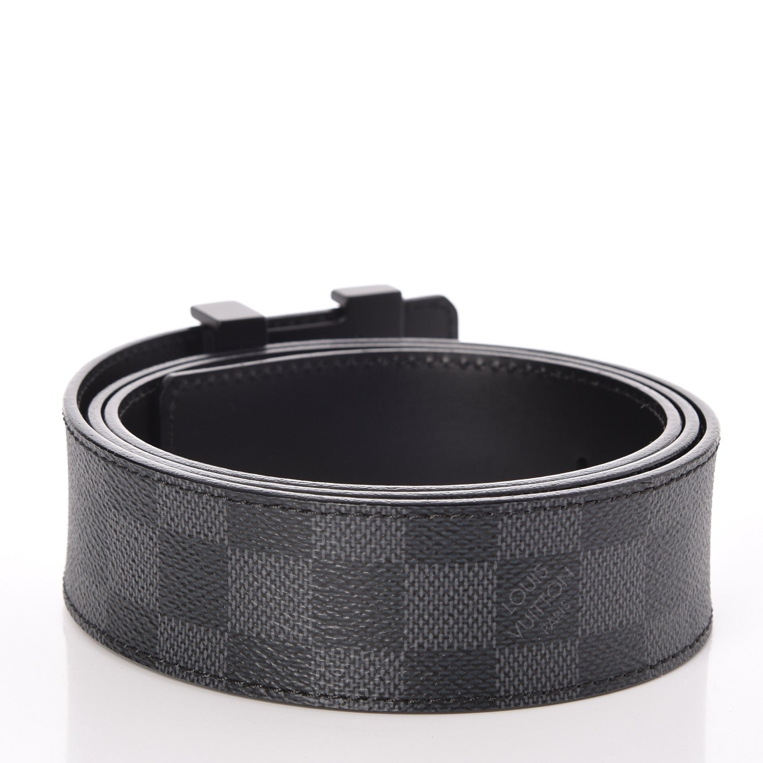 Louis Vuitton Damier Graphite 40mm LV Initiales Belt 100 40 3 of 6