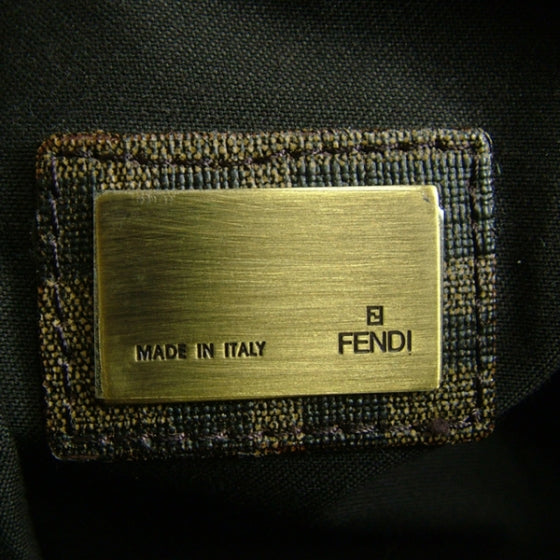 Fendi Zucca Medium Messenger Bag Unisex Purse Brown 8 of 12