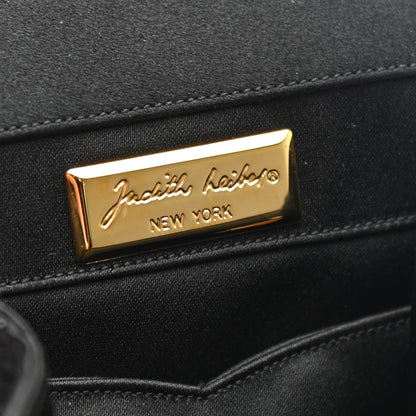 Judith Leiber Swarovski Crystal Satin Evening Bag Black 5 of 7