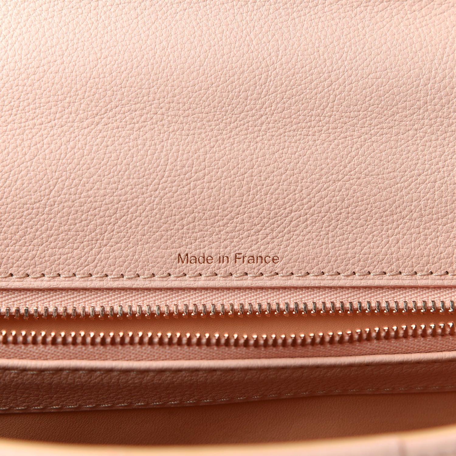 Delvaux Grained Calfskin MM Brillant Satchel Nude 9 of 9