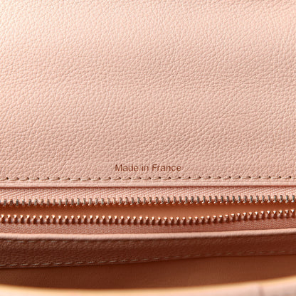 Delvaux Grained Calfskin MM Brillant Satchel Nude 9 of 9
