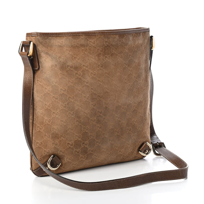 Gucci Guccissima Suede Abbey Messenger Bag 2 of 4