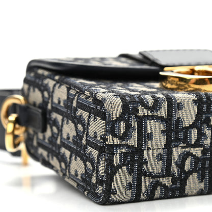 Christian Dior Oblique 30 Montaigne Box Bag Blue 8 of 9