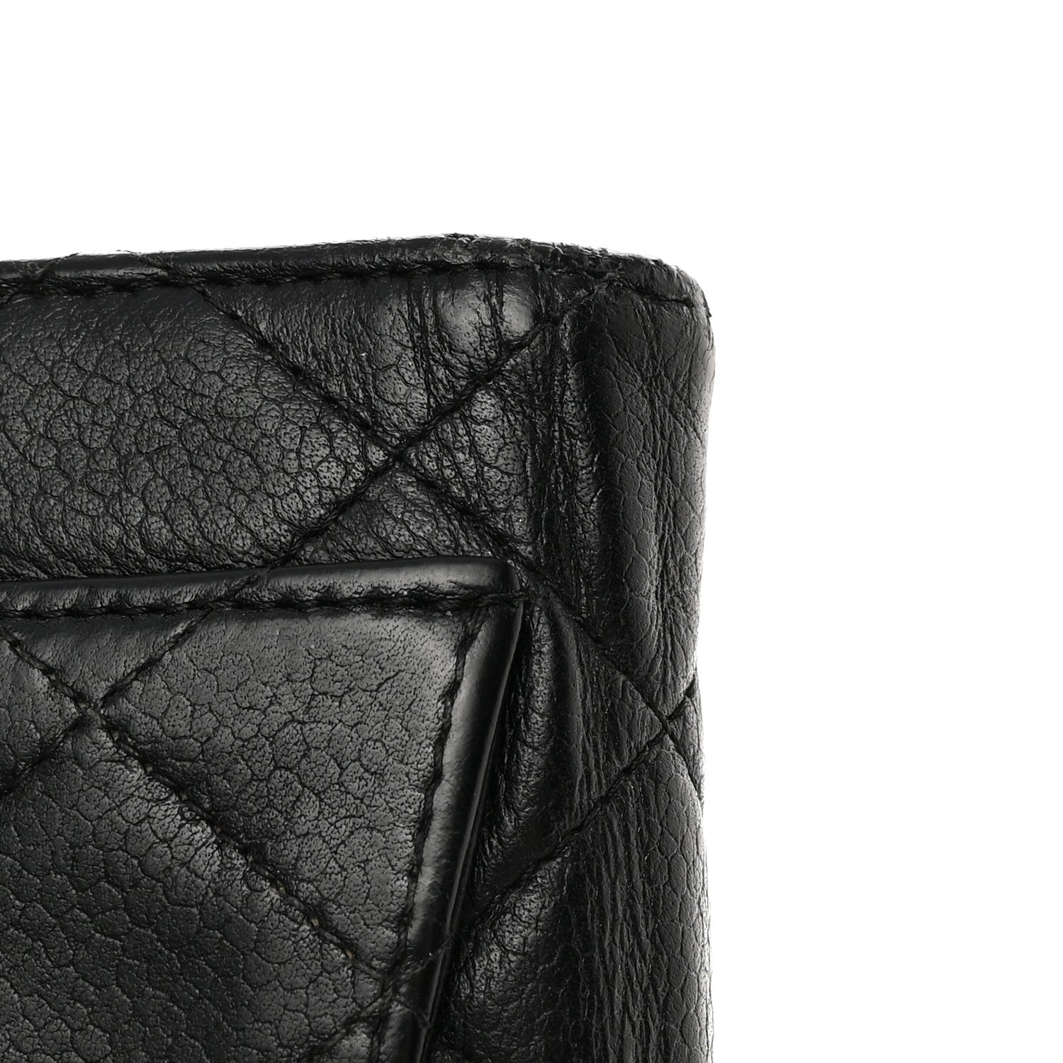Chanel Caviar Quilted Yen Wallet Black 13 of 14