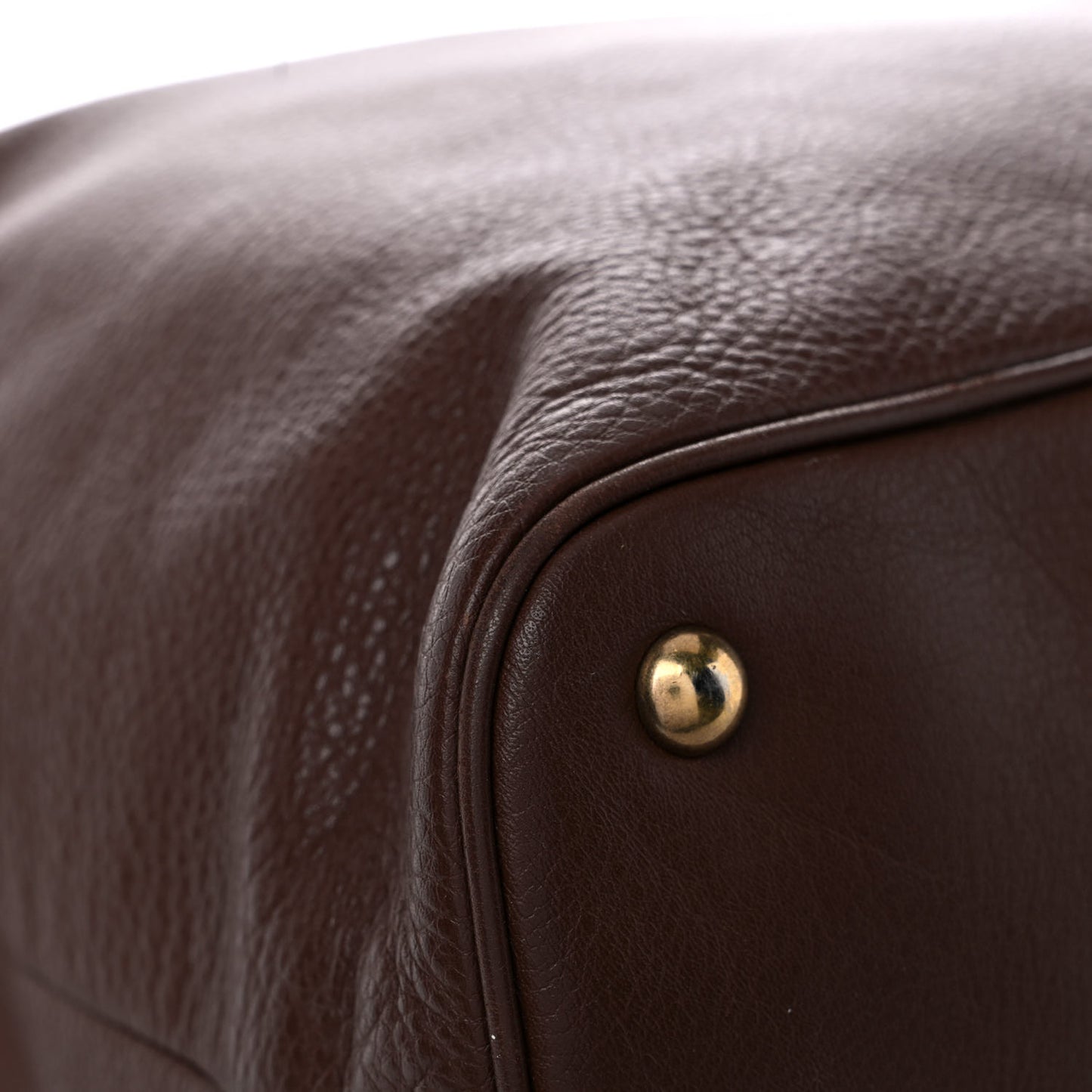 Calfskin Belle de Jour Cabas Tote Brown
