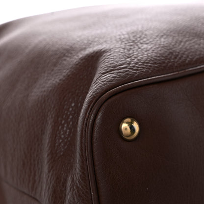 Saint Laurent Calfskin Belle de Jour Cabas Tote Brown 9 of 19