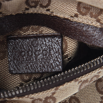 Gucci GG Monogram Double Pocket Belt Bag Dark Brown 6 of 9